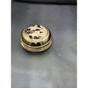 Fakiolas Greek Trinket Box - Handmade in Greece, 24K gold, scratch on bottom